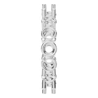 RI-8213 White Gold Ring UNSET - Side View