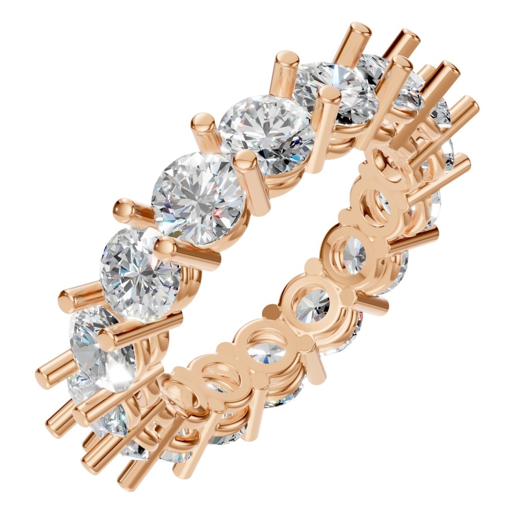 RI-8213 Rose Gold Ring SET - Main View