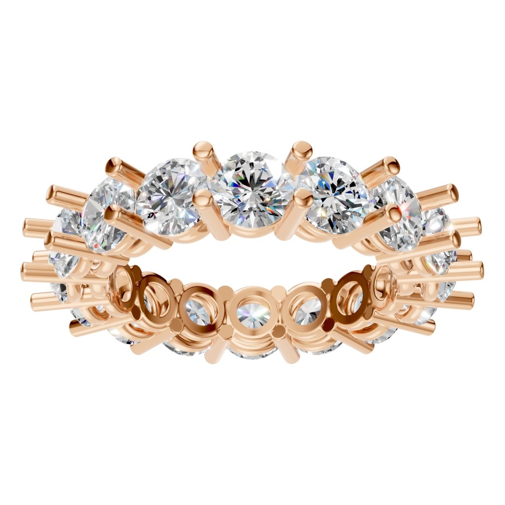 RI-8213 Rose Gold Ring SET - Front View