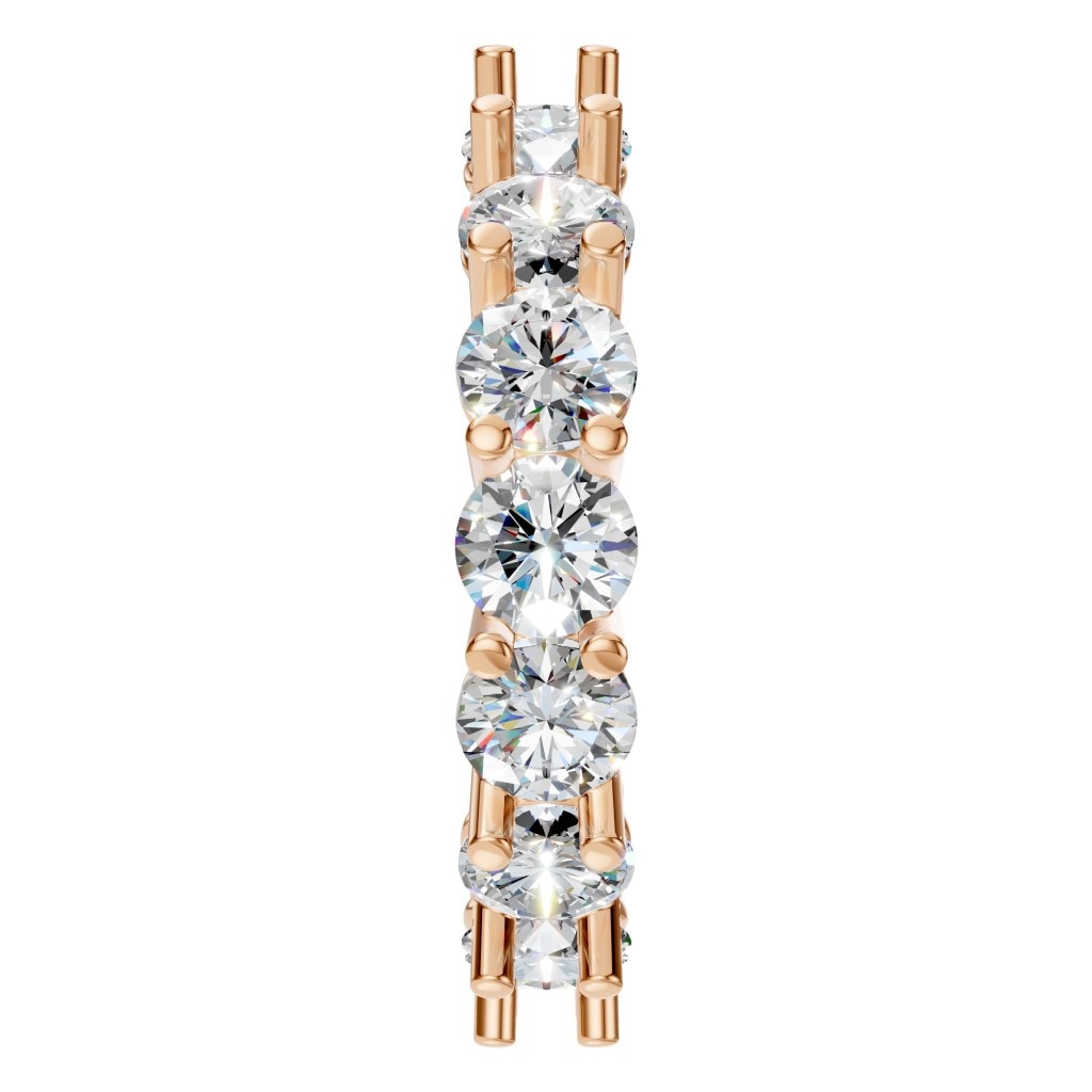 RI-8213 Rose Gold Ring SET - Side View