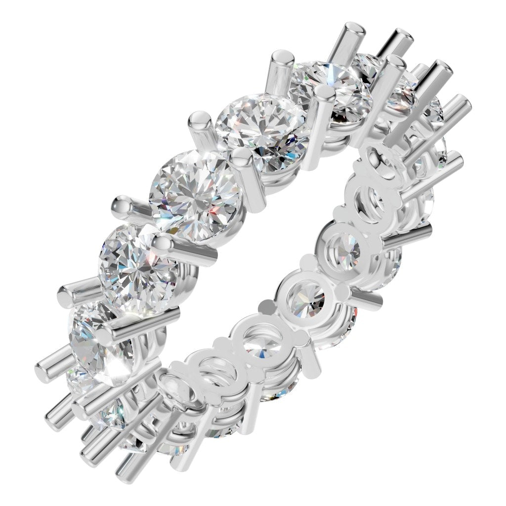 RI-8213 White Gold Ring SET - Main View
