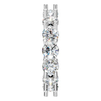 RI-8213 White Gold Ring SET - Side View