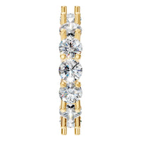 RI-8213 Yellow Gold Ring SET - Side View