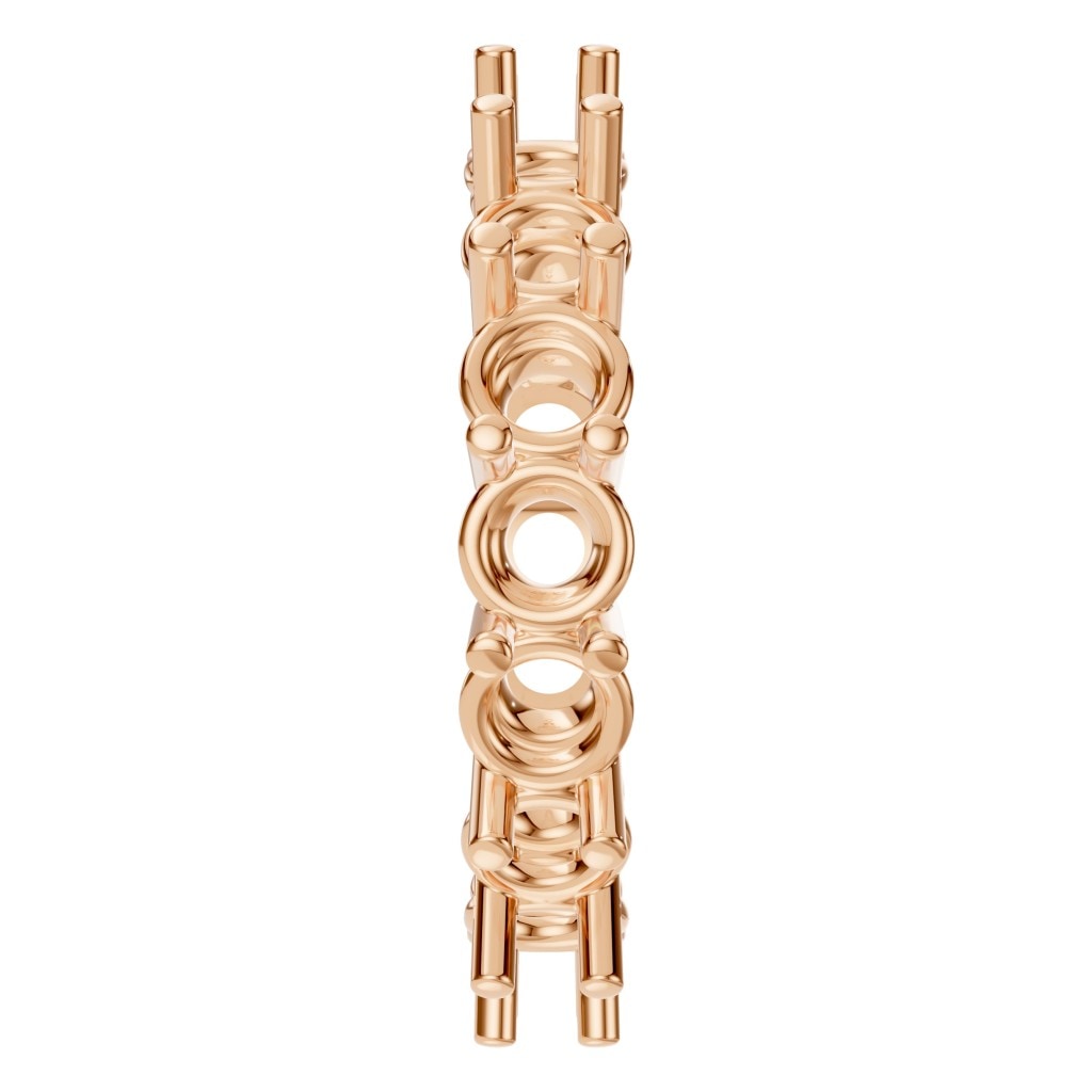 RI-8213 Rose Gold Ring UNSET - Side View