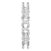 RI-8213 White Gold Ring UNSET - Side View