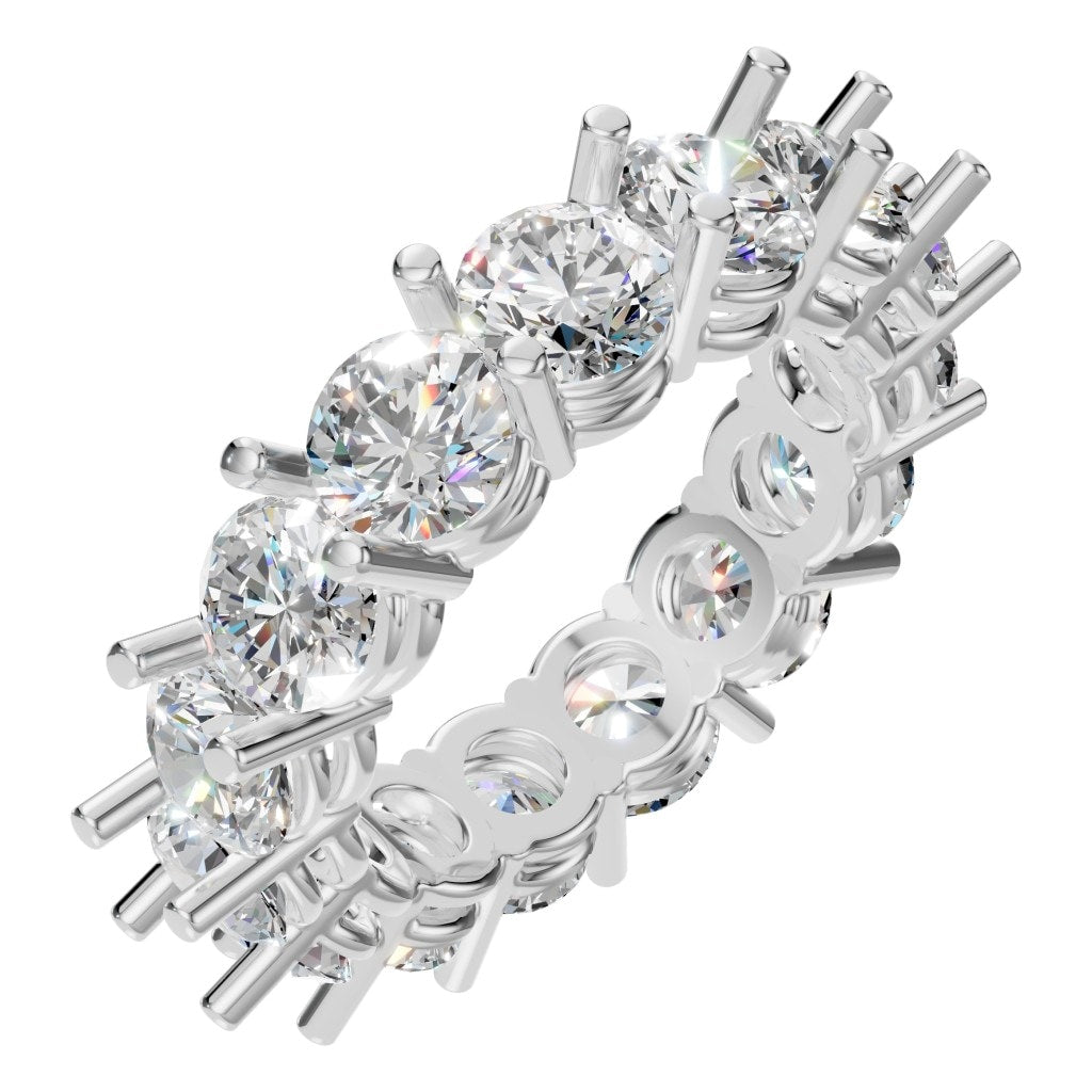 RI-8213 White Gold Ring SET - Main View