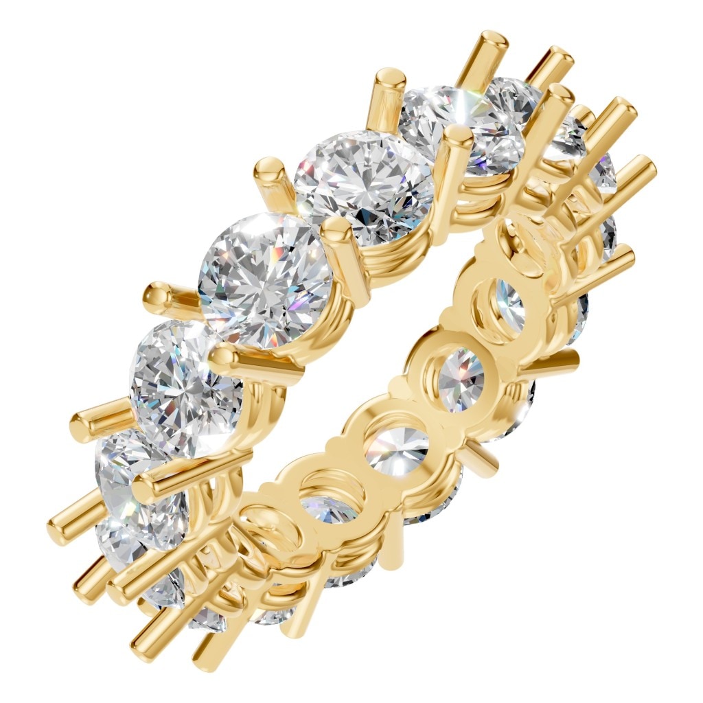 RI-8213 Yellow Gold Ring SET - Main View