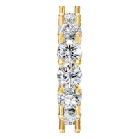 RI-8213 Yellow Gold Ring SET - Side View
