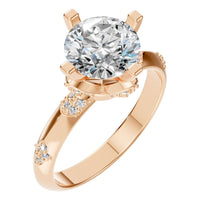 RI-8216 Rose Gold Ring SET - Main View