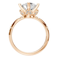 RI-8216 Rose Gold Ring SET - Top View