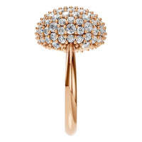 RI-8227 Rose Gold Ring SET - Side View