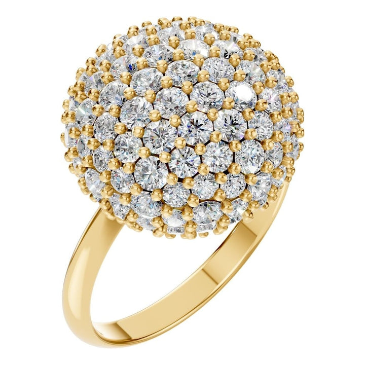 Pavé Ball Ring Mounting - Round 1.80-1.90mm