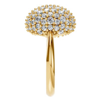 RI-8227 Yellow Gold Ring SET - Side View