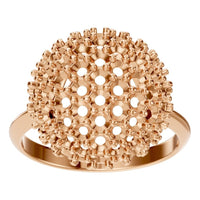 RI-8227 Rose Gold Ring UNSET - Front View