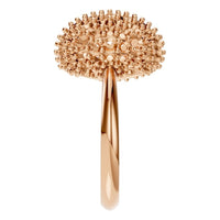 RI-8227 Rose Gold Ring UNSET - Side View