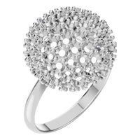 RI-8227 White Gold Ring UNSET - Main View