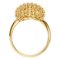 RI-8227 Yellow Gold Ring UNSET - Top View