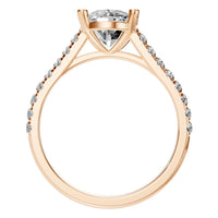 RI-8408 Rose Gold Ring SET - Top View