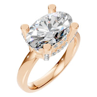 RI-8477 Rose Gold Ring SET - Main View