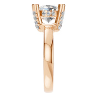 RI-8477 Rose Gold Ring SET - Side View