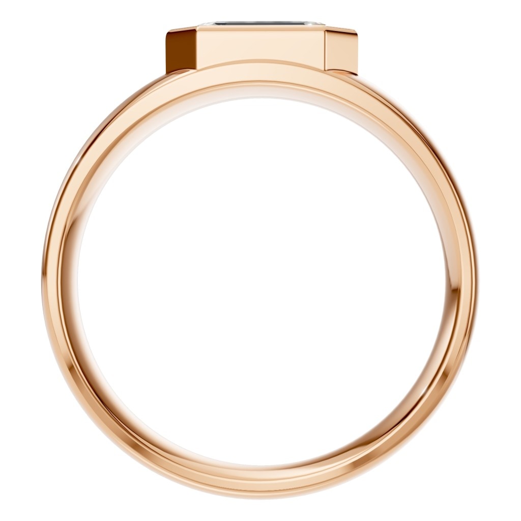RI-8480 Rose Gold Ring SET - Top View