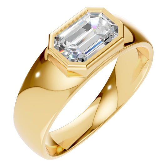RI-8480 Yellow Gold Ring SET - Main View