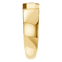 RI-8480 Yellow Gold Ring SET - Side View