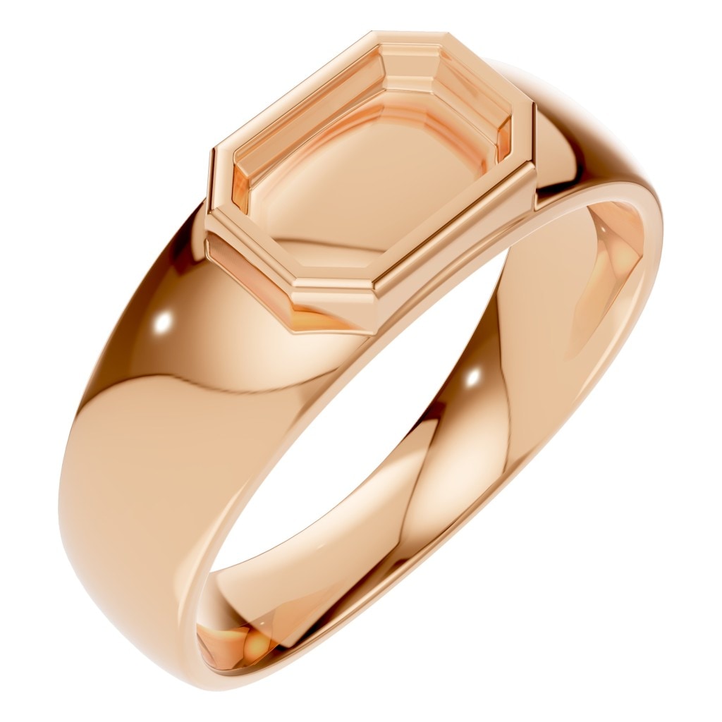 RI-8480 Rose Gold Ring UNSET - Main View