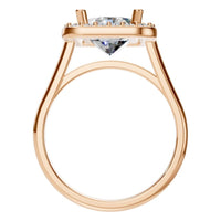 RI-8485 Rose Gold Ring SET - Top View