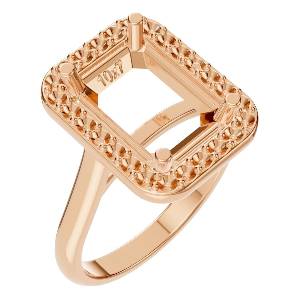 RI-8485 Rose Gold Ring UNSET - Main View