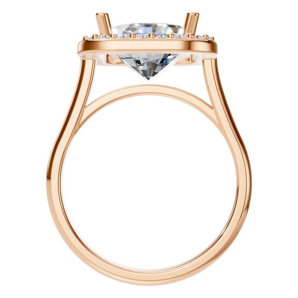 RI-8485 Rose Gold Ring SET - Top View