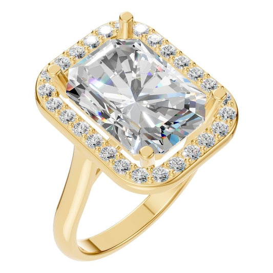 RI-8485 Yellow Gold Ring SET - Main View