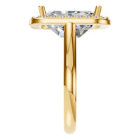 RI-8485 Yellow Gold Ring SET - Side View