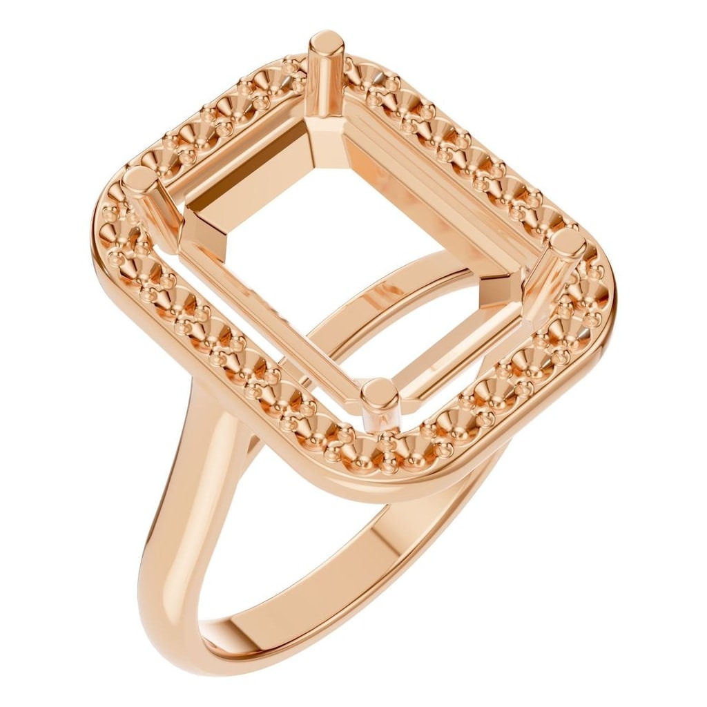 RI-8485 Rose Gold Ring UNSET - Main View