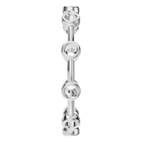 RI-8497 White Gold Ring UNSET - Side View