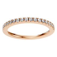 RI-8536 Rose Gold Ring SET - Front View