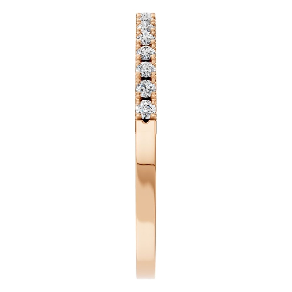 RI-8536 Rose Gold Ring SET - Side View