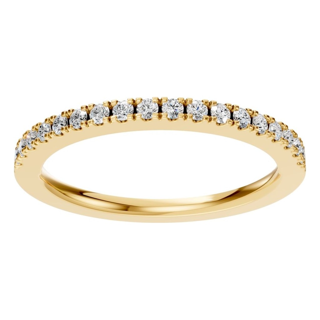 RI-8536 Yellow Gold Ring SET - Front View