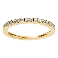 RI-8536 Yellow Gold Ring SET - Front View