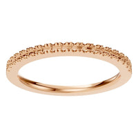 RI-8536 Rose Gold Ring UNSET - Front View