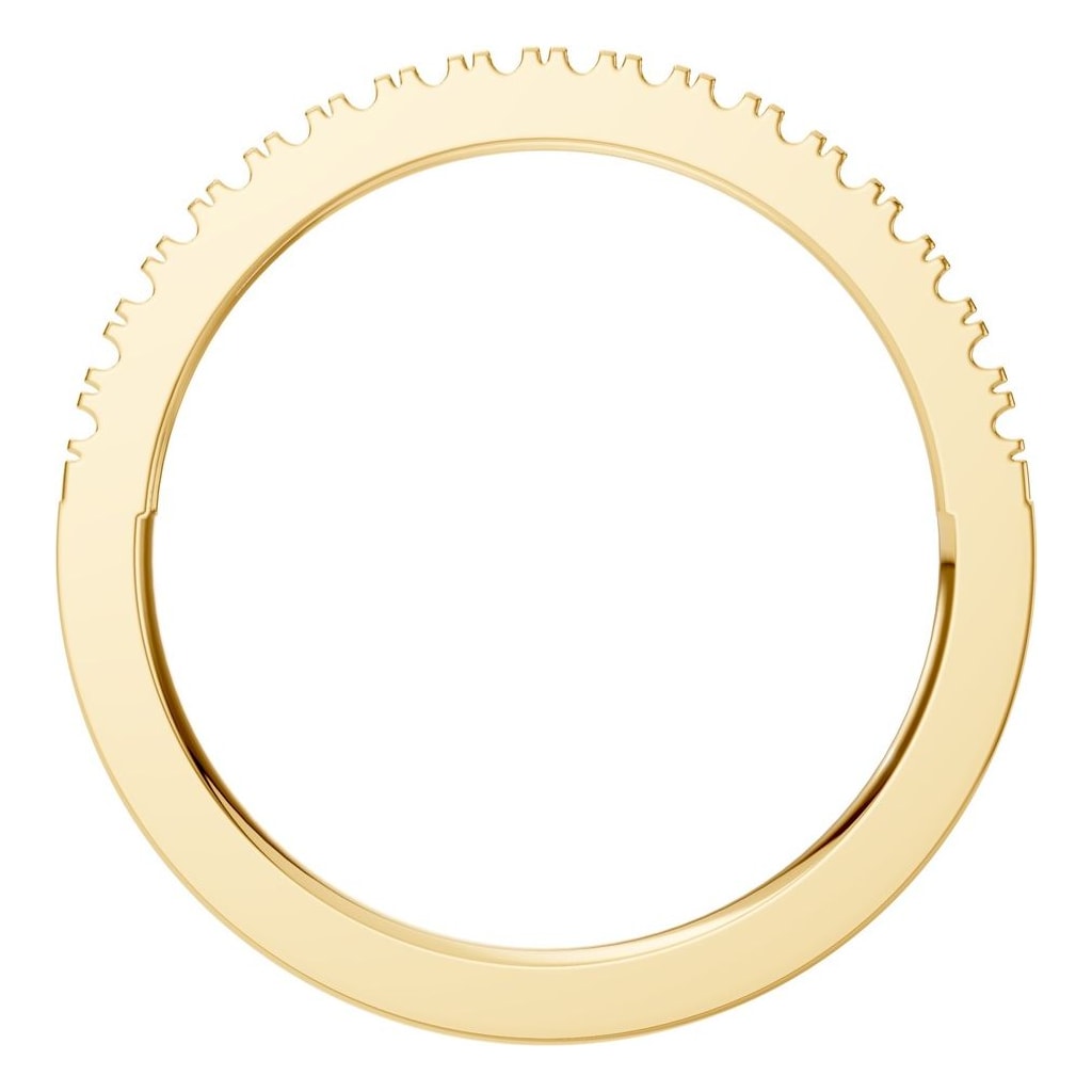 RI-8536 Yellow Gold Ring UNSET - Top View