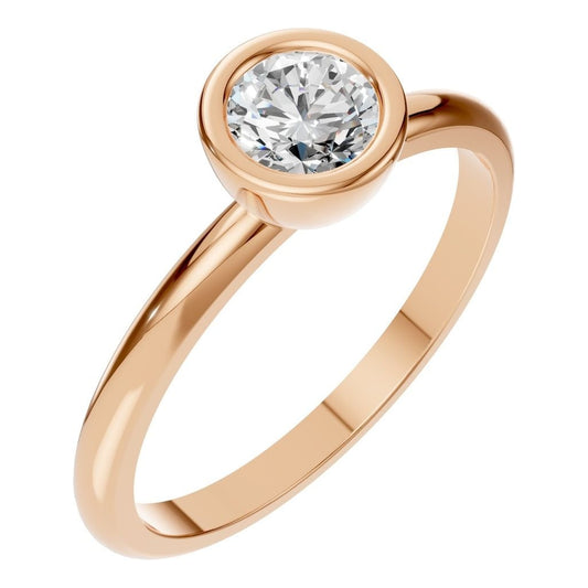 RI-8587 Rose Gold Ring SET - Main View