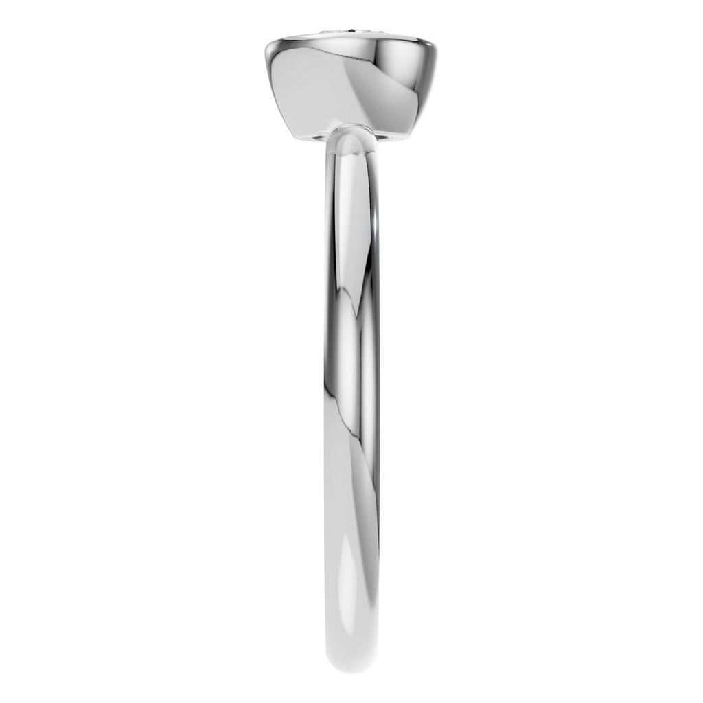RI-8587 White Gold Ring SET - Side View