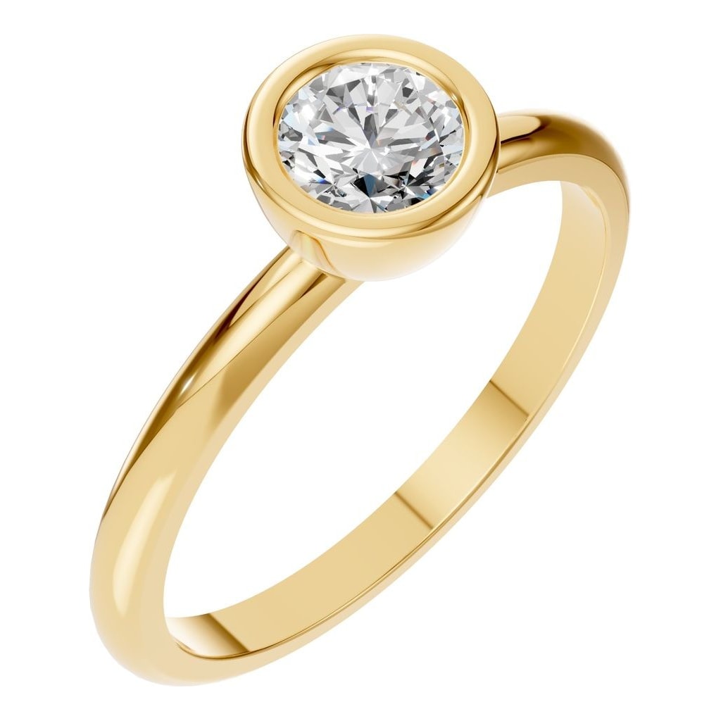 RI-8587 Yellow Gold Ring SET - Main View