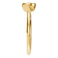 RI-8587 Yellow Gold Ring SET - Side View