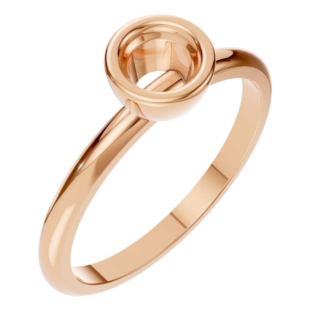 RI-8587 Rose Gold Ring UNSET - Main View