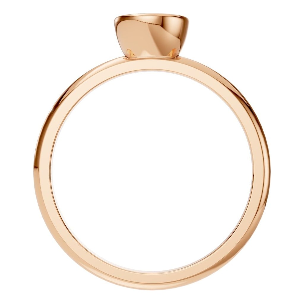 RI-8587 Rose Gold Ring UNSET - Top View
