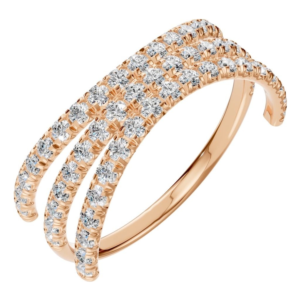 RI-8589 Rose Gold Ring SET - Main View