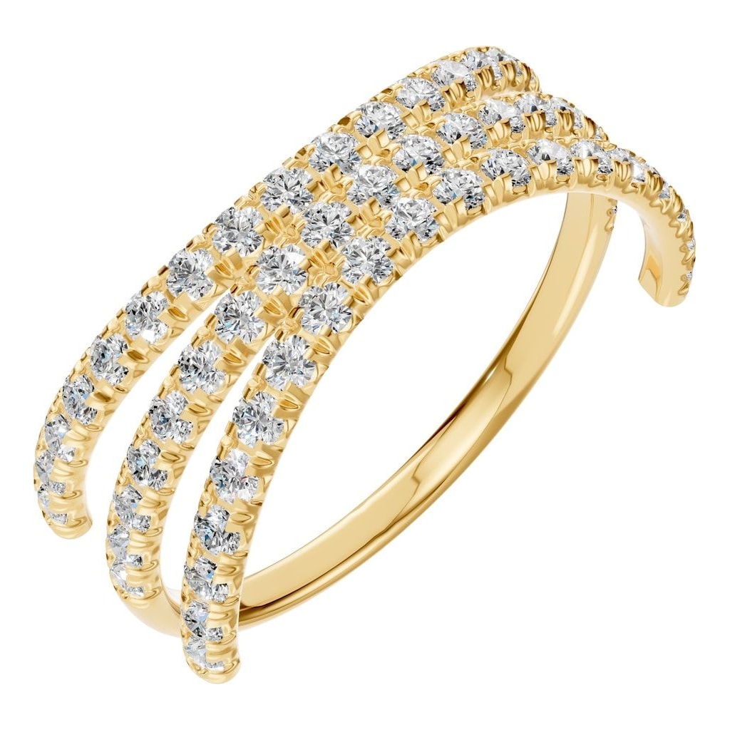 RI-8589 Yellow Gold Ring SET - Main View