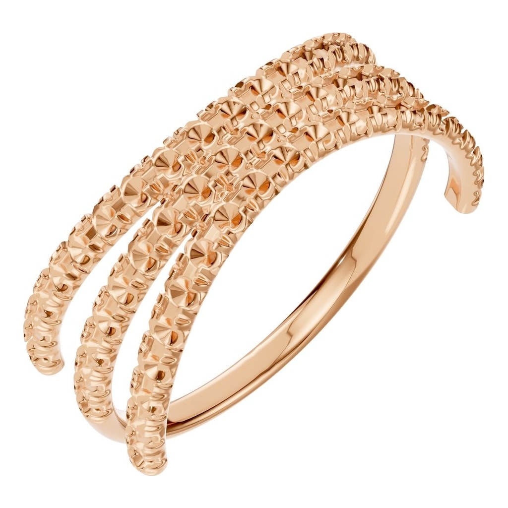 RI-8589 Rose Gold Ring UNSET - Main View